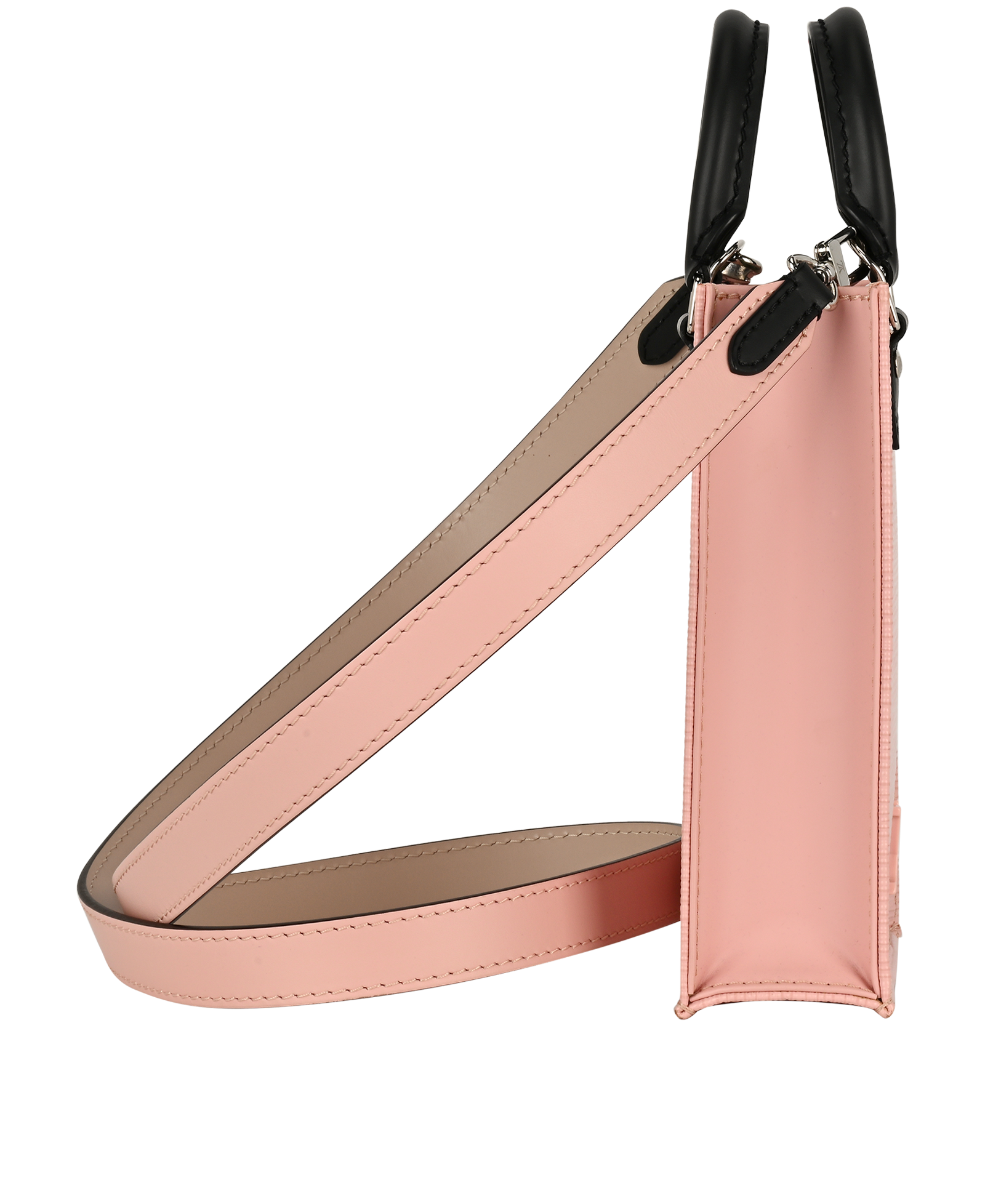 Petit Sac Plat, &pound;750, Handbags, Pink, Leather, Side view